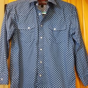 Boy's Rock & Roll Denim Western Shirt